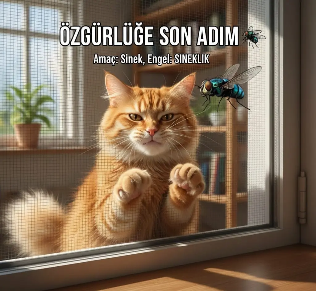 Kedi Sinekliği (Pet Screen) - Beylikdüzü kedi sineklik montajı