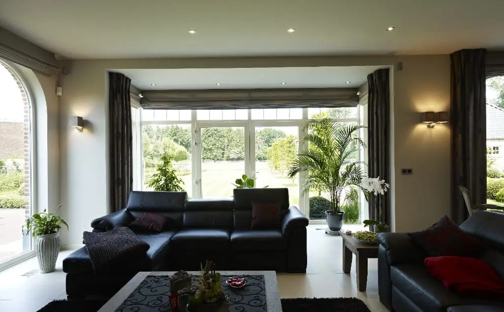 6 odacıklı PVC profil kesit görünümü