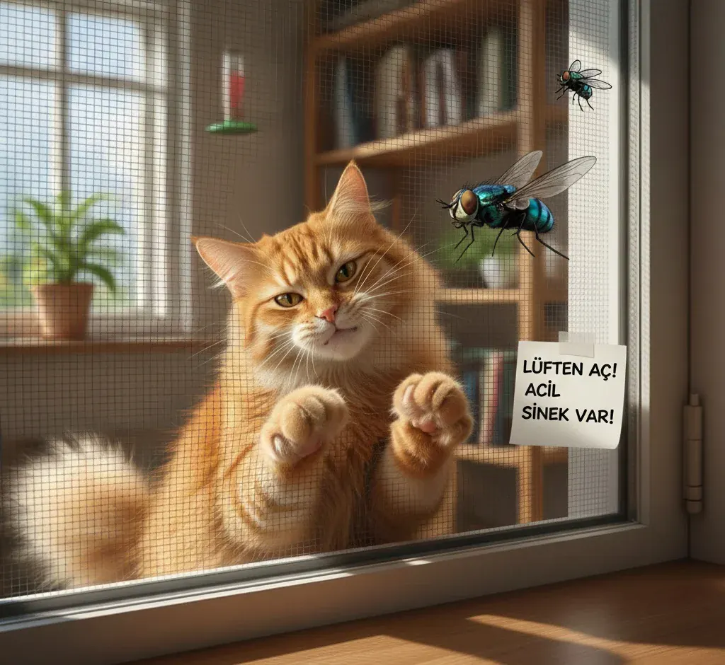 Kedi Sinekliği (Pet Screen)